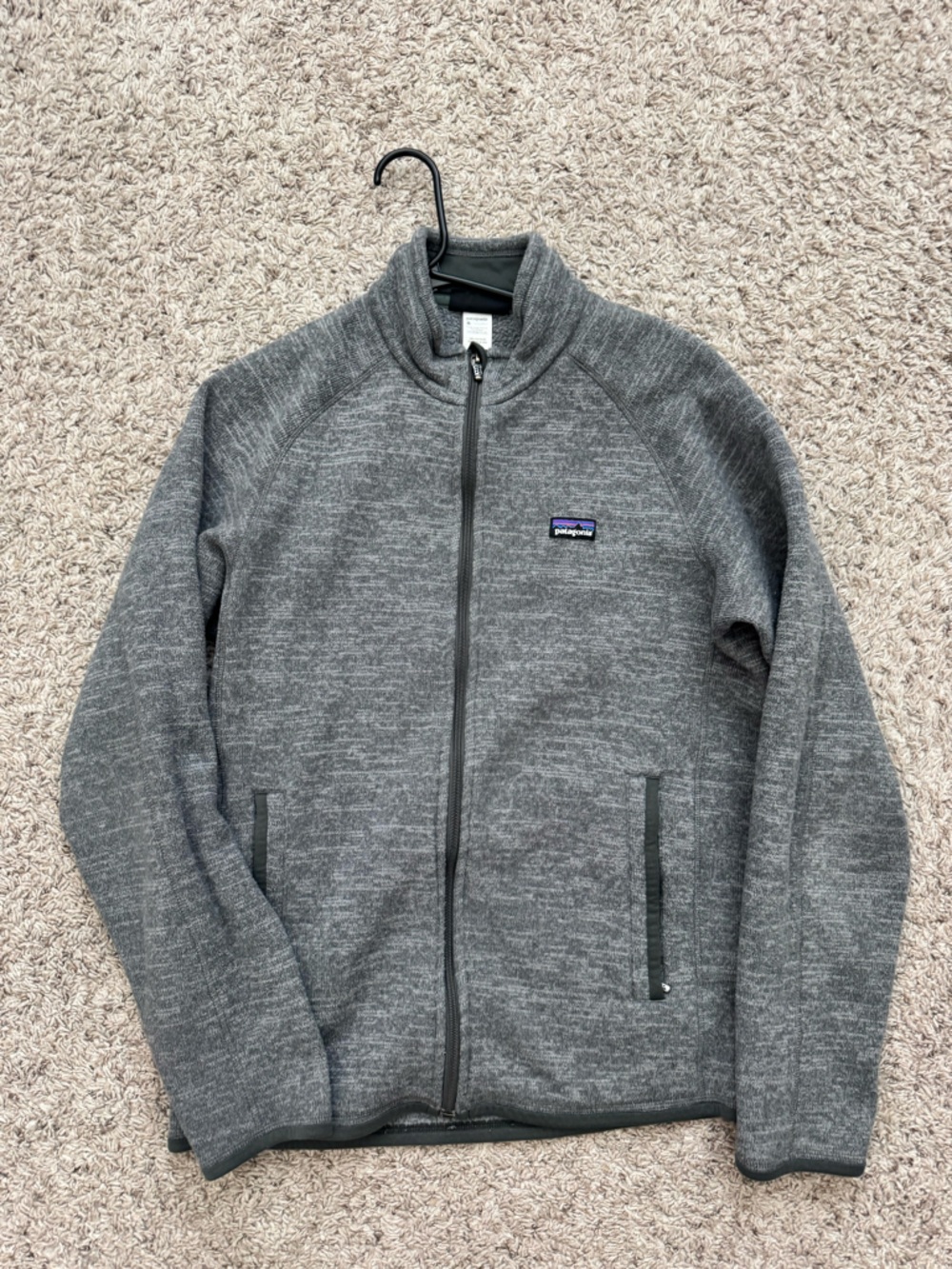 Patagonia Men's Medium Heather Gray Full-Zip Better Sweater
